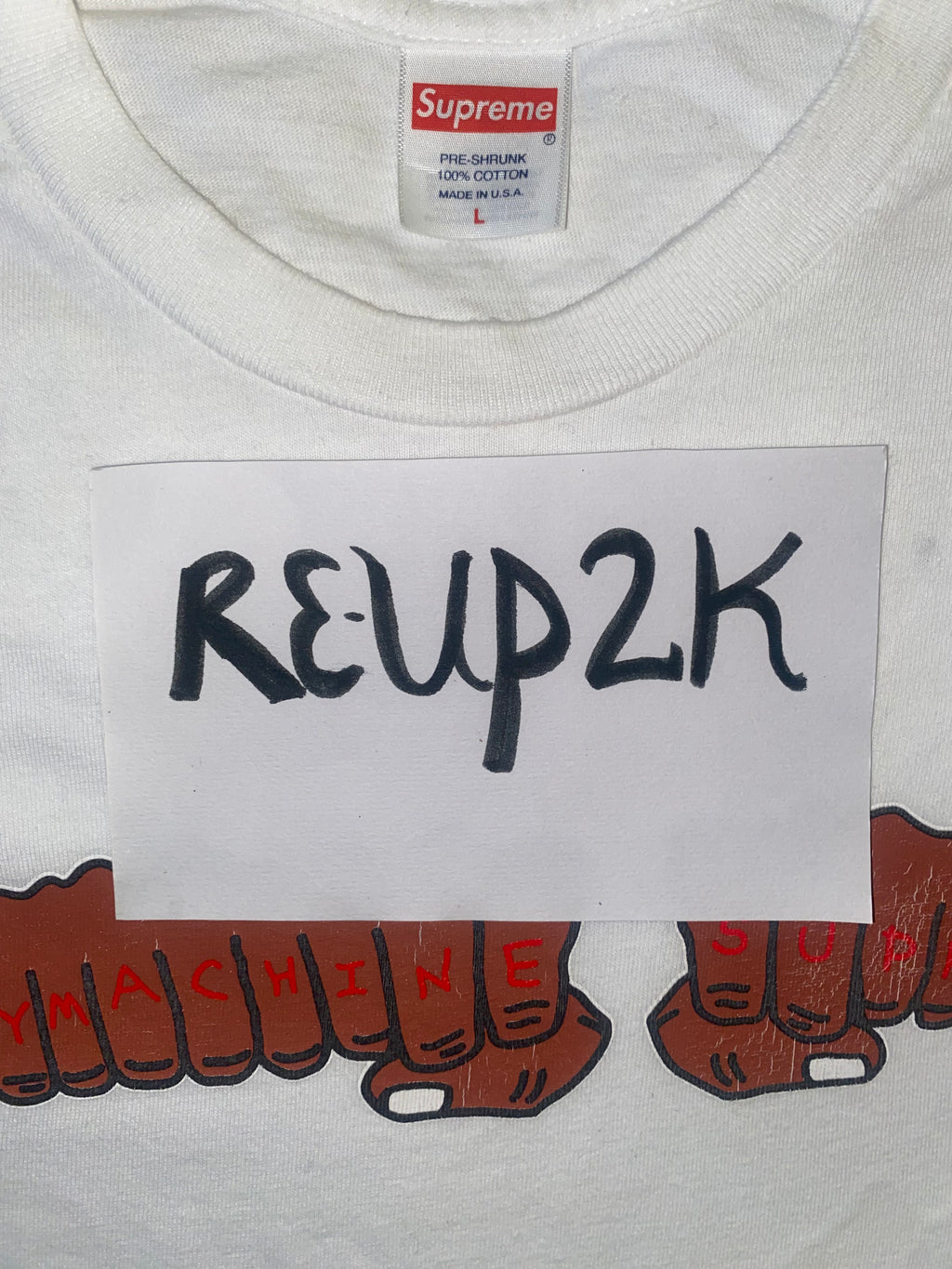 Supreme Toy Machine Fist Tee