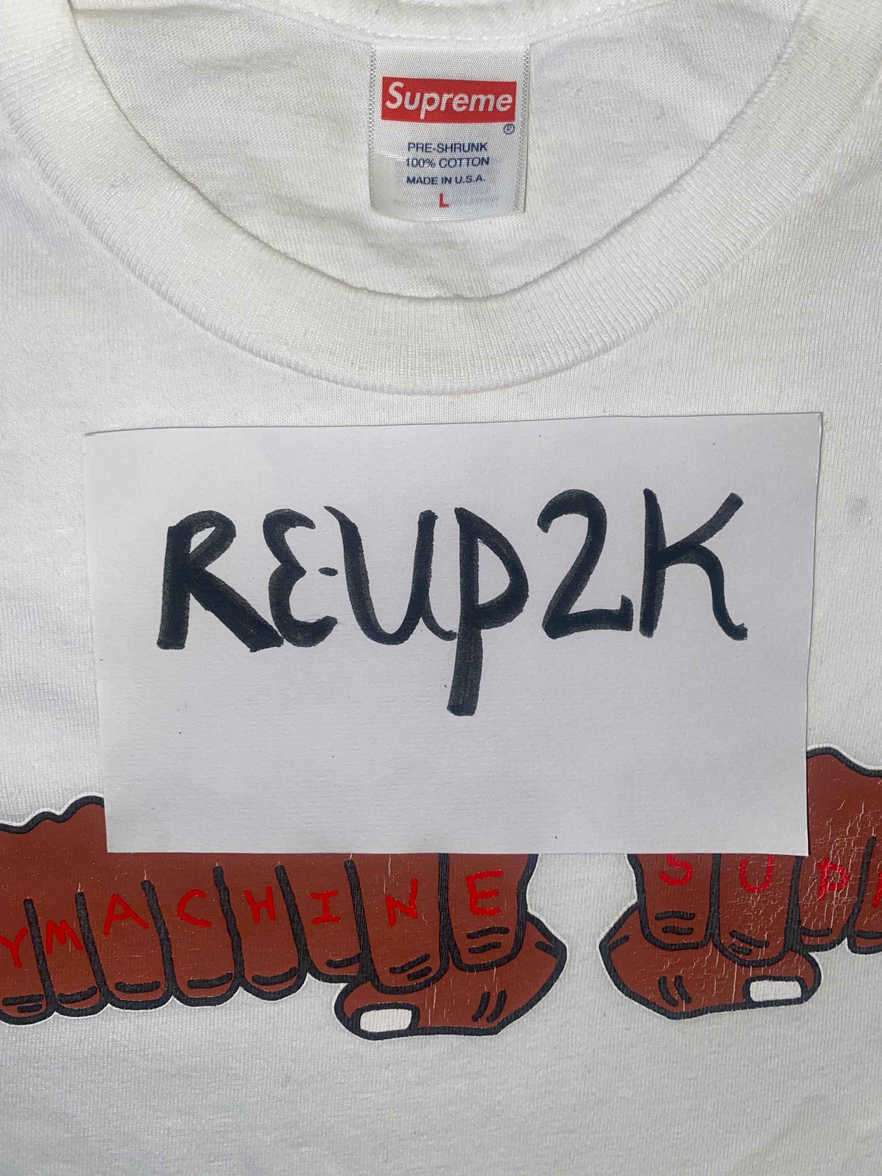 Supreme Toy Machine Fist Tee